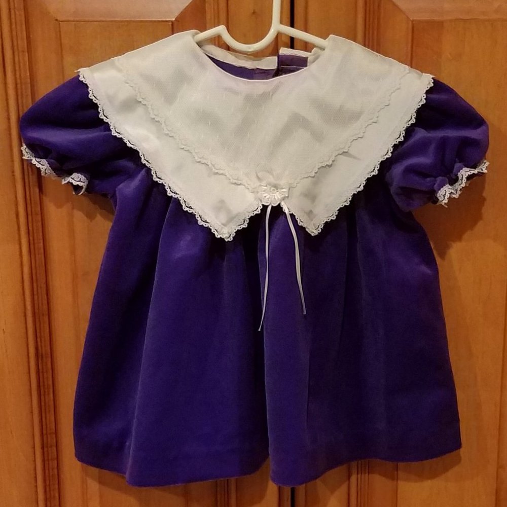 Baby's Velvety Dress